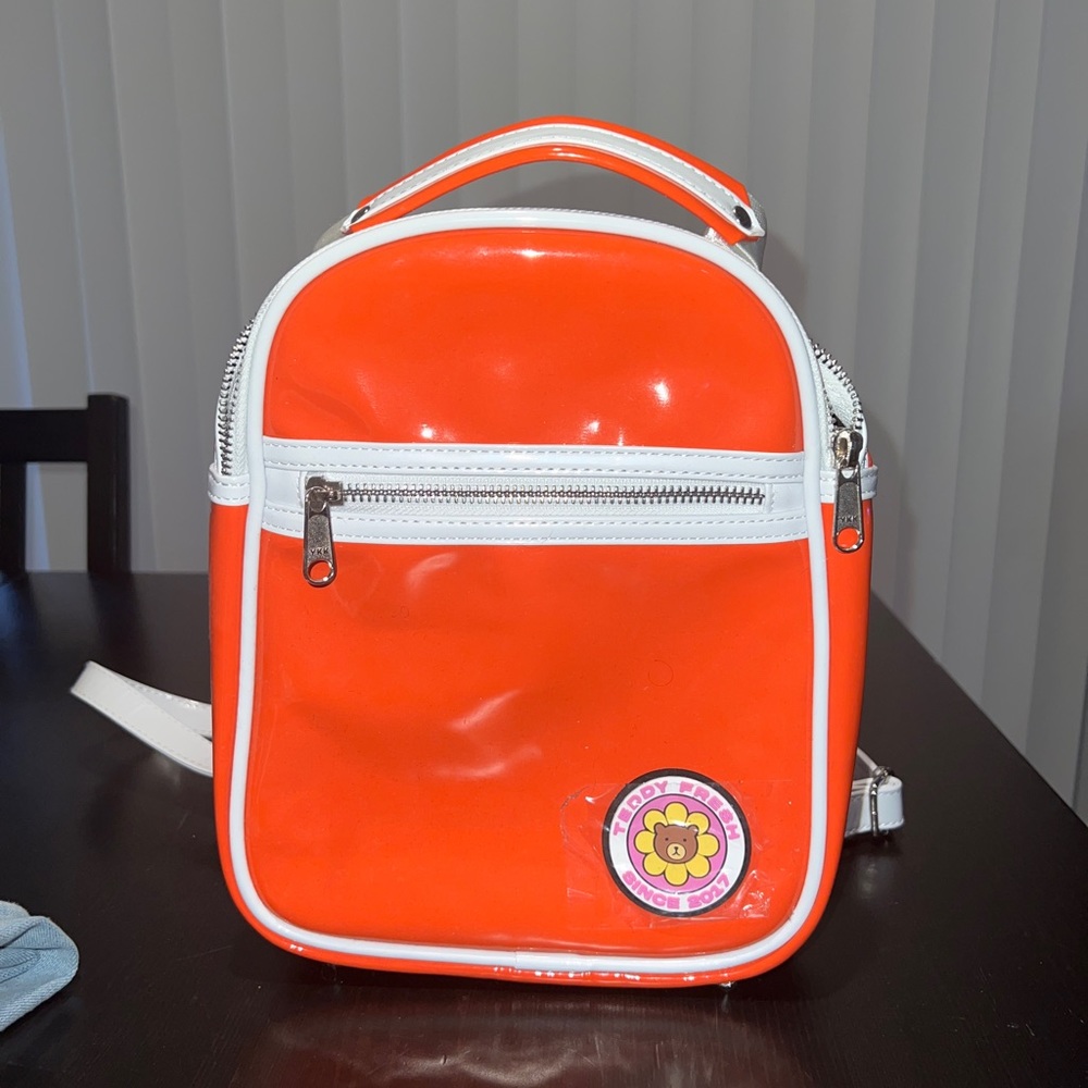 Orange Teddy Fresh Backpack